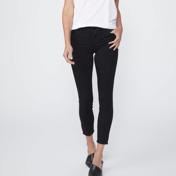 Jean Skinny PAIGE VERDGO ANKLE Noir Overdye - Taille 29 Neuf Avec étiquettes